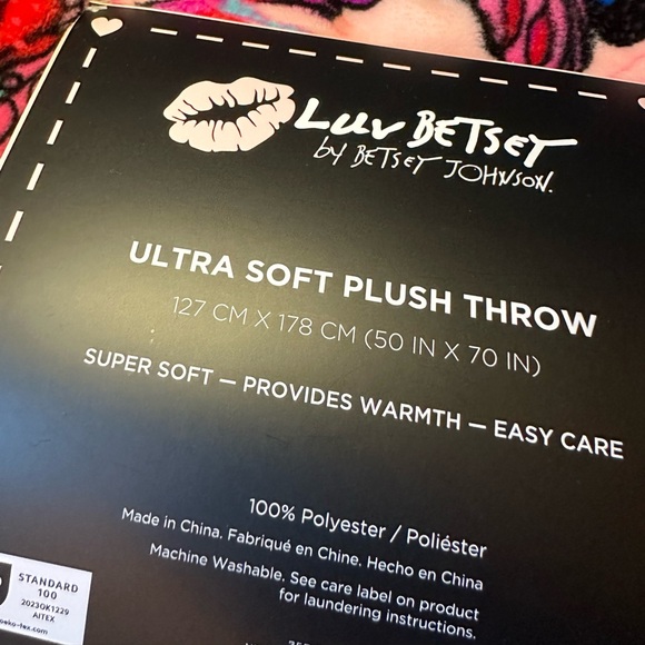 🦋Betsey Johnson Boho butterfly blanket🦋 - Picture 4 of 6